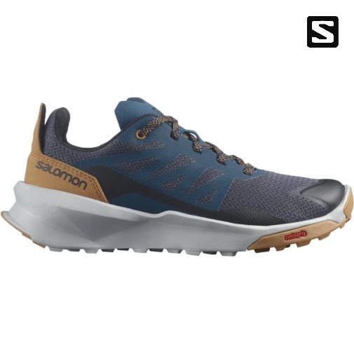 Navy Salomon Patrol Kids' Hiking Shoes | IE RC6729